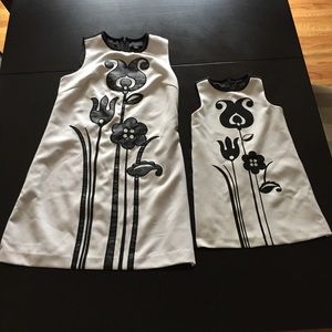 Matching mother daughter dresses